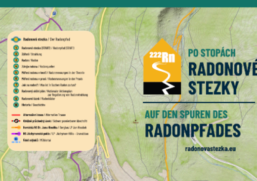 MAPA - Po stopách Radonové stezky